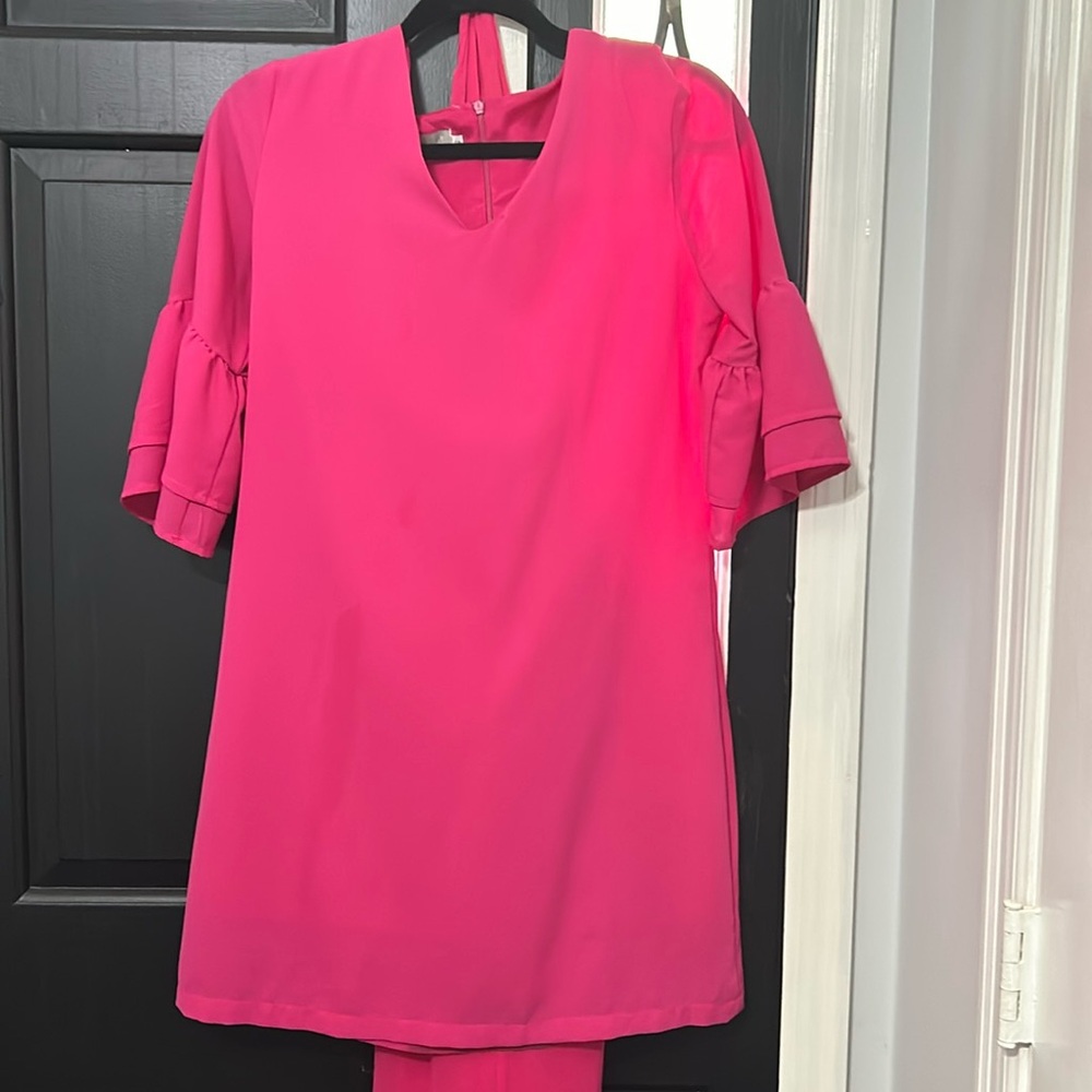 Hot Pink dress for Kentucky Oaks